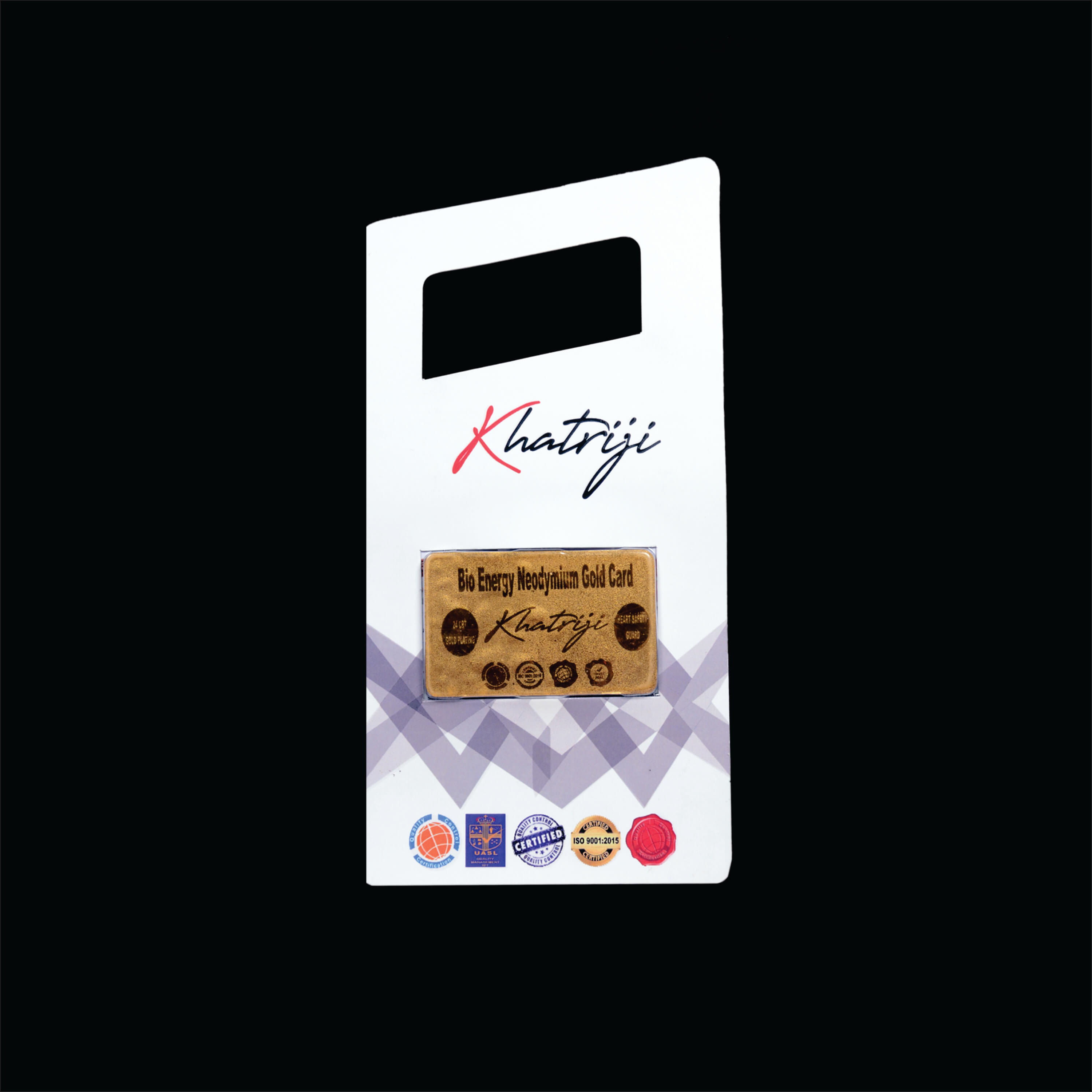 Khatriji Bio Energy Neodymium Gold Card