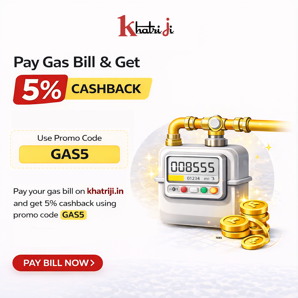 Gas Bill Payment Cashback Offer