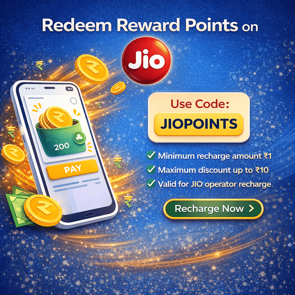 JIO Recharge Reward Points Offer
