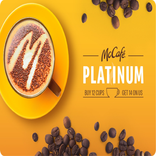 McDonald’s McCafe Membership Card - Platinum