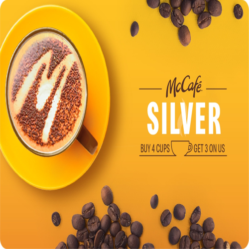 McDonald’s McCafe Membership Card - Silver